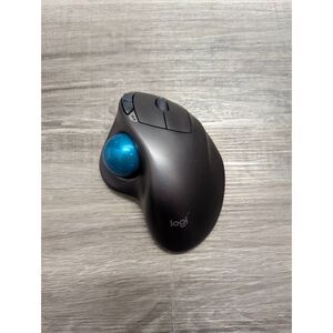 Logitech M570 trackball wireless USB receiver right handed mouse tested works